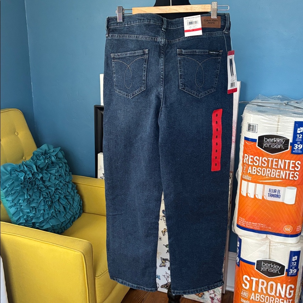 Calvin Klein Indigo Denim Jeans brand new size 8 - Picture 3 of 6